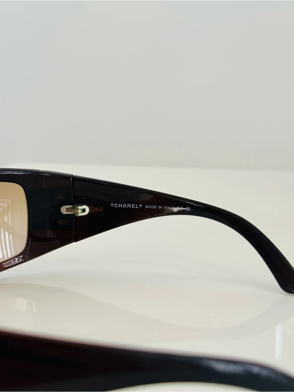 RARE🦋 Vintage CHANEL Vintage 5085 brown gold sunglasses - Picture 7 of 8